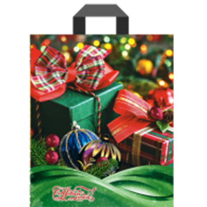 Пакет 28*34 [60мкм] [Подарок на Новый год] [петля] [НГ] [25/500]*