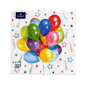 Салфетки [Art Bouguet] [33*33] [3-хсл] [20л] [Веселый праздник] [/12]*